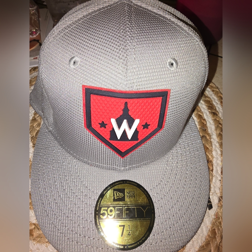NEW ERA 59 FIFTY MLB WASHINGTON NATIONALS CLUBHOUSE FITTED HAT 7 1/4 NEW